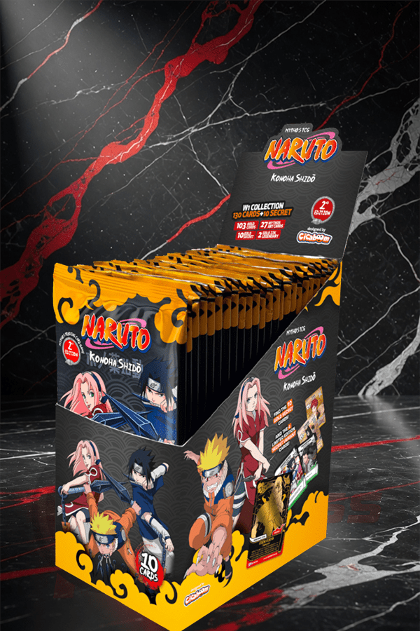 NARUTO Mythos TCG – Konoha Shido (2nd Edition) Booster Box