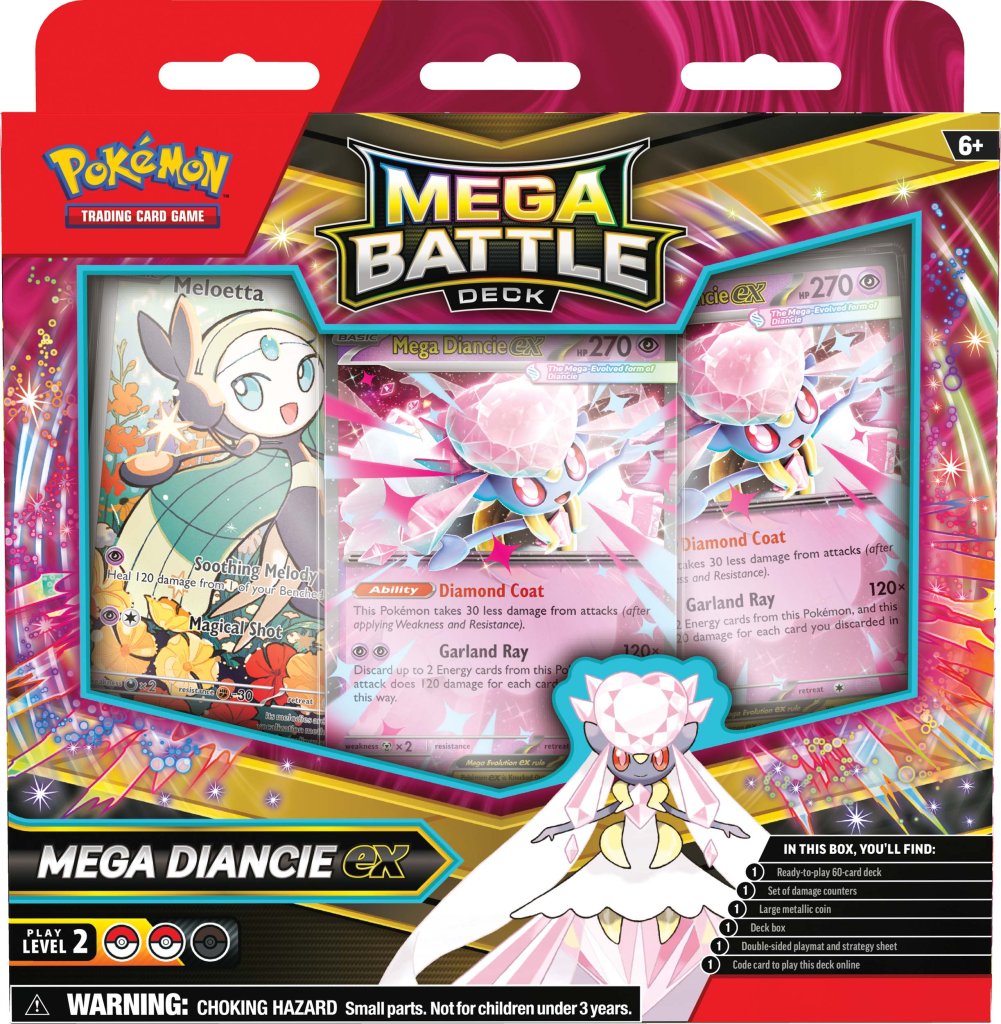 Pokemon - TCG - Mega Battle Deck— Mega Gengar ex / Mega Diancie ex