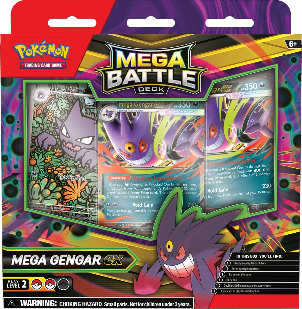 Pokemon - TCG - Mega Battle Deck— Mega Gengar ex / Mega Diancie ex