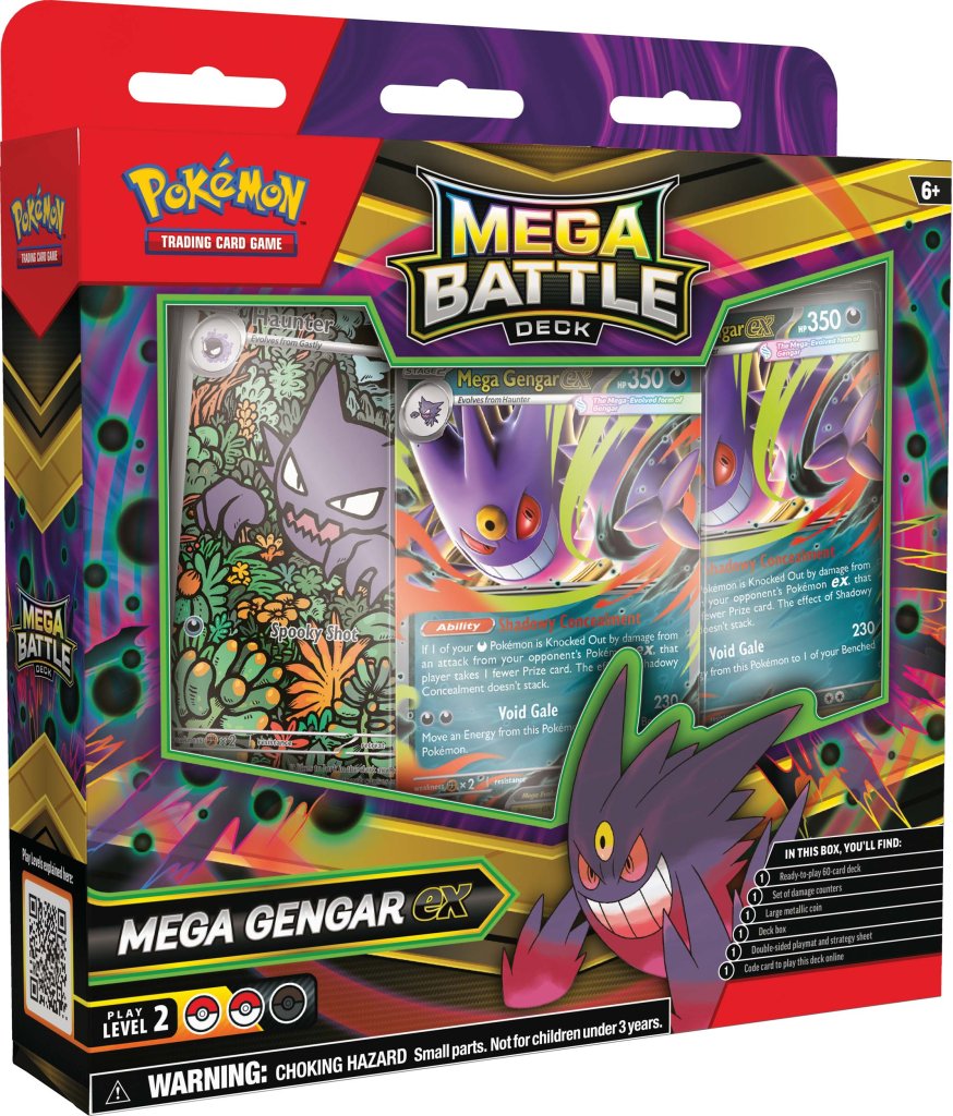 Pokemon - TCG - Mega Battle Deck— Mega Gengar ex / Mega Diancie ex