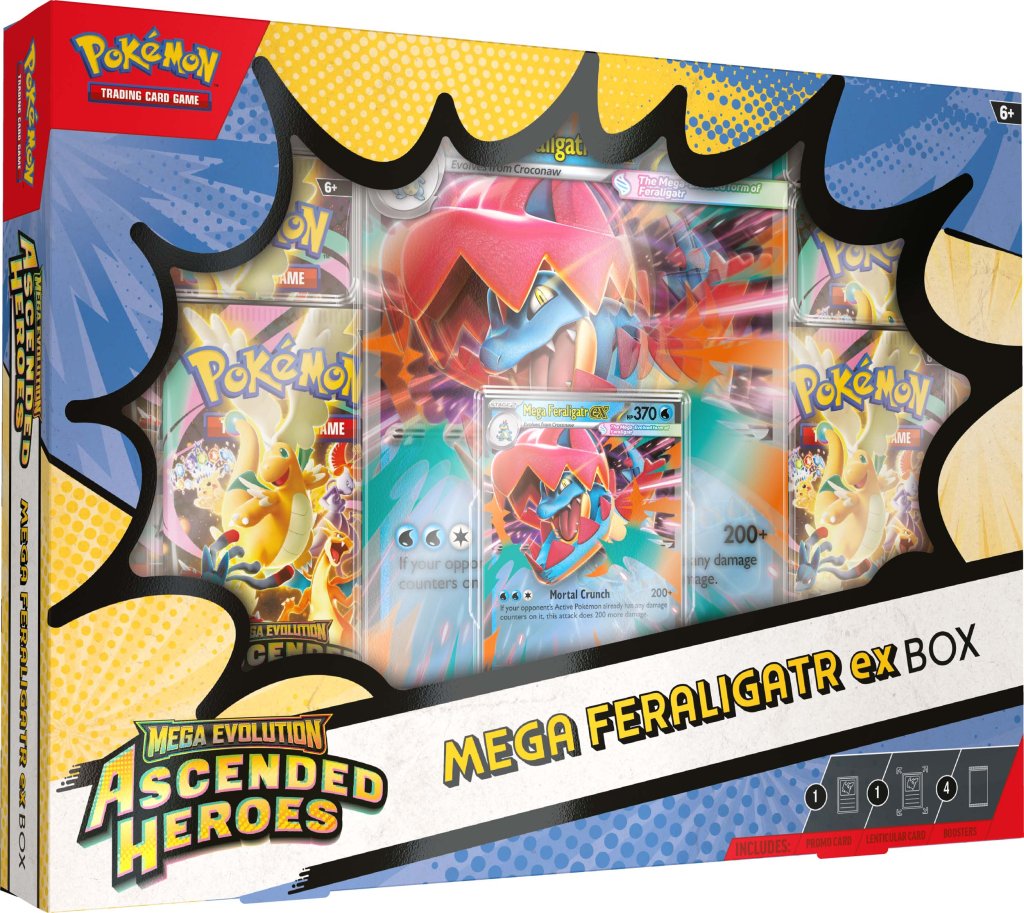 Pokemon - TCG - Ascended Heroes Mega Feraligatr ex Box
