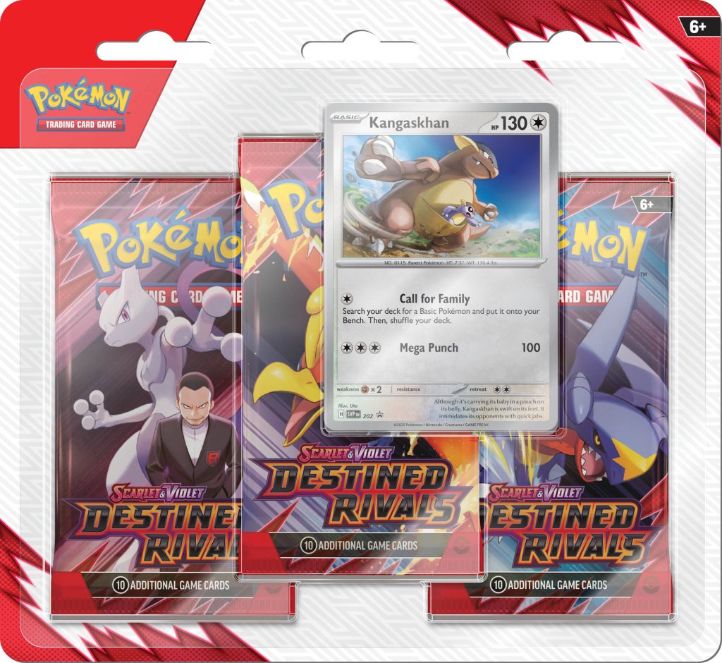 Pokemon - TCG - Destined Rivals Three Pack Booster Blister