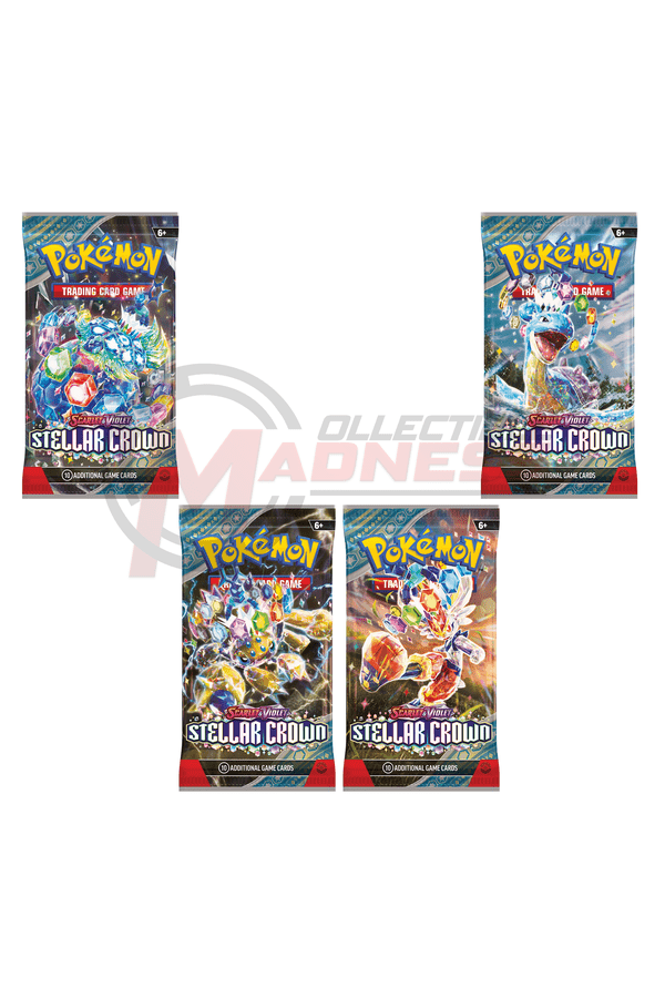 Pokemon - TCG - Stellar Crown Booster Pack Options Pokemon - TCG - Stellar Crown Booster Pack Options