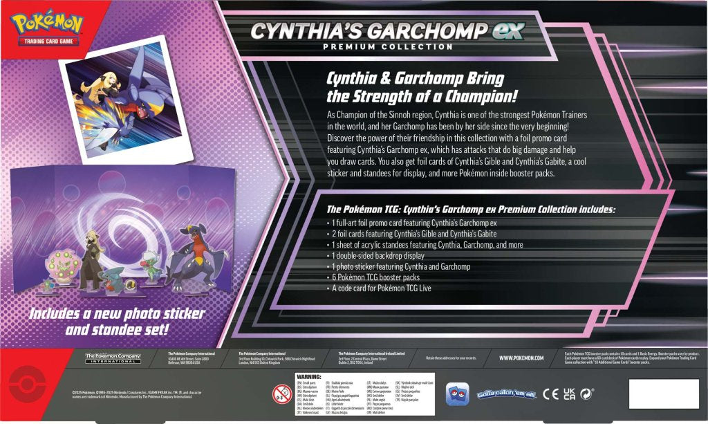Pokemon - TCG - Cynthia's Garchomp ex Premium Collection