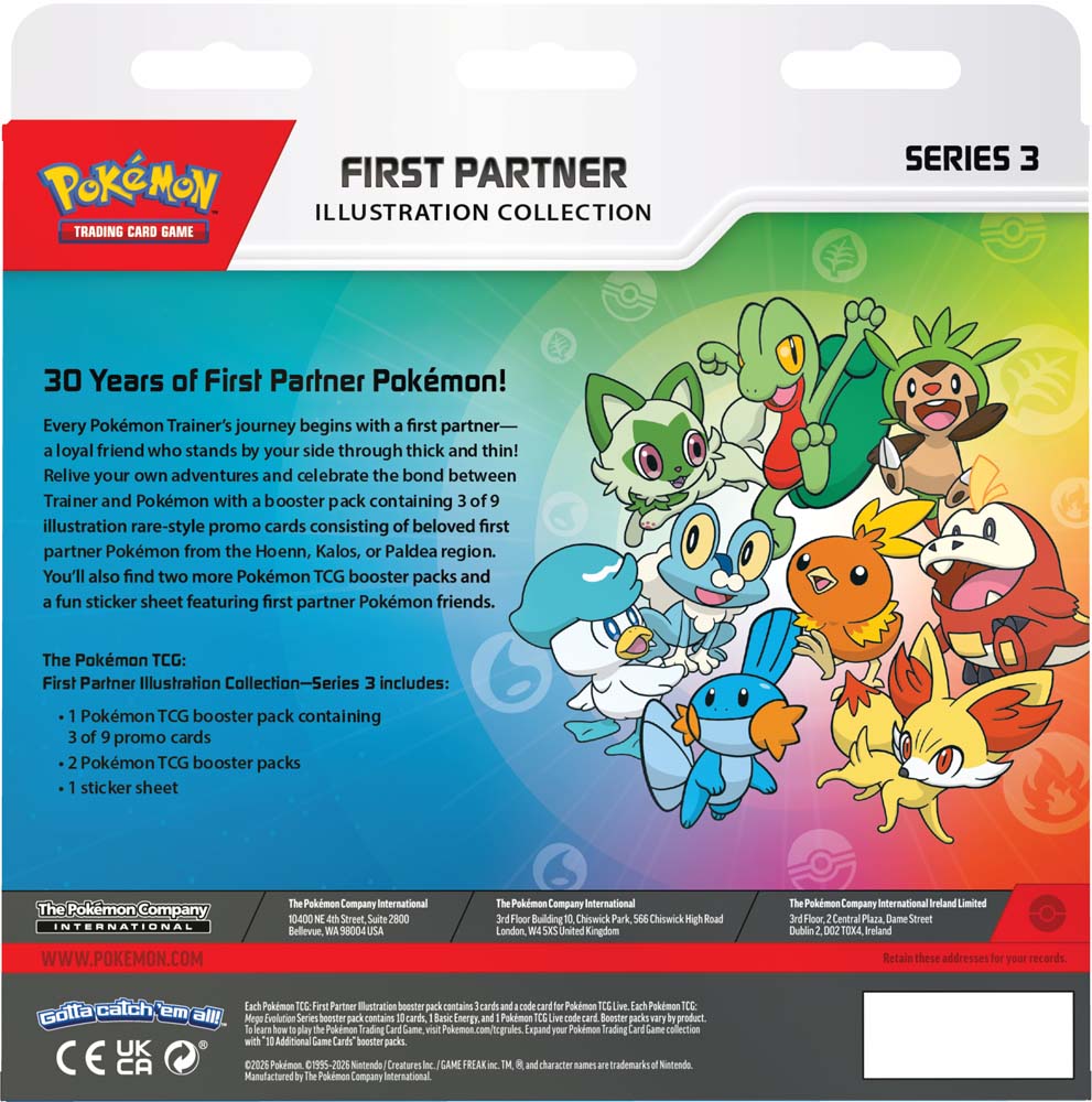 Pokemon - TCG - First Partner Illustration Collection—Series 3