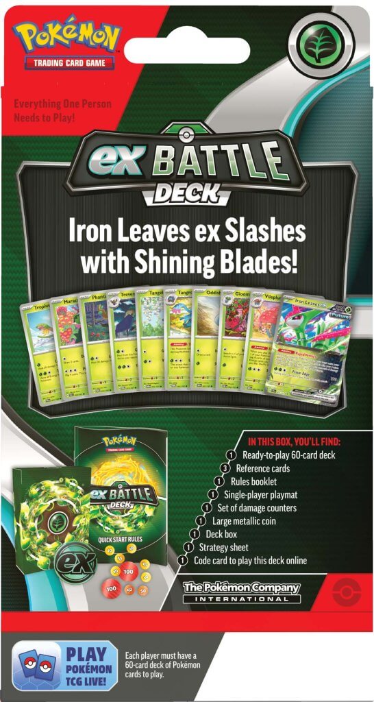 Pokemon - TCG - Tapu Koko ex / Iron Leaves ex Battle Deck