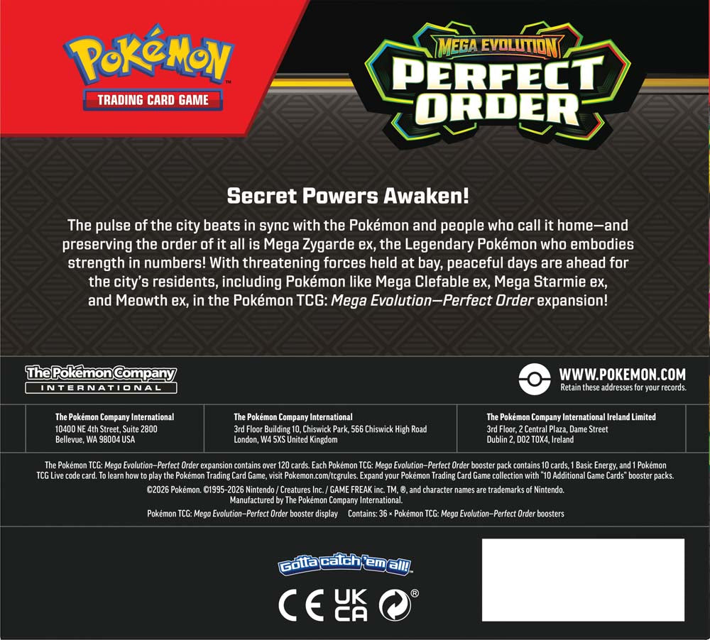 Pokemon - TCG - Perfect Order Booster Box Bundle