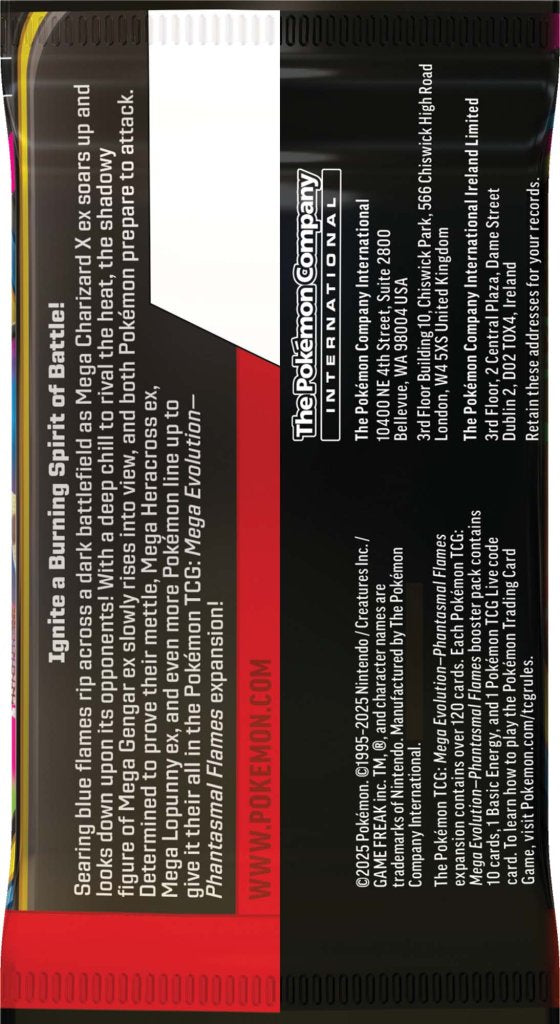Pokemon - TCG - Phantasmal Flames Booster Pack