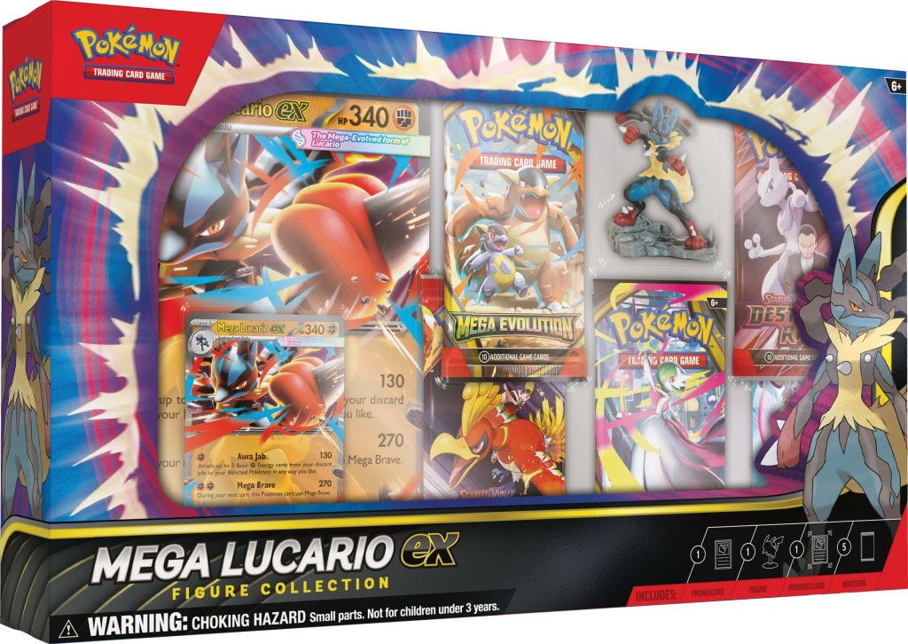 Pokemon - TCG - Mega Lucario ex Figure Collection