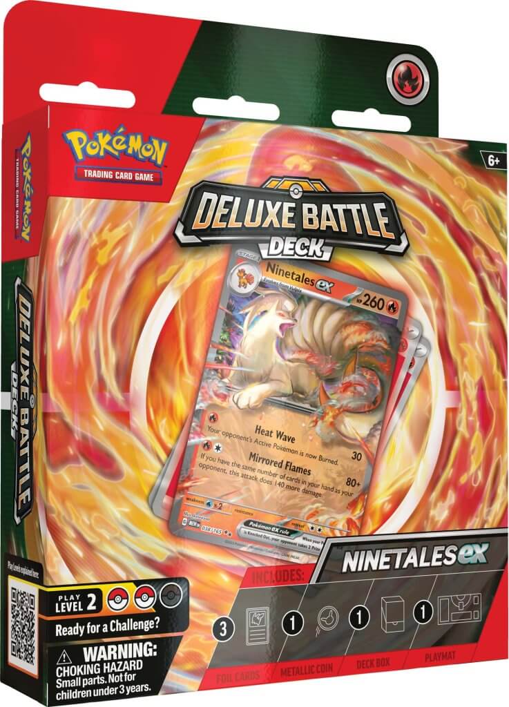Pokemon - TCG - Ninetales ex & Zapdos ex Deluxe Battle Deck