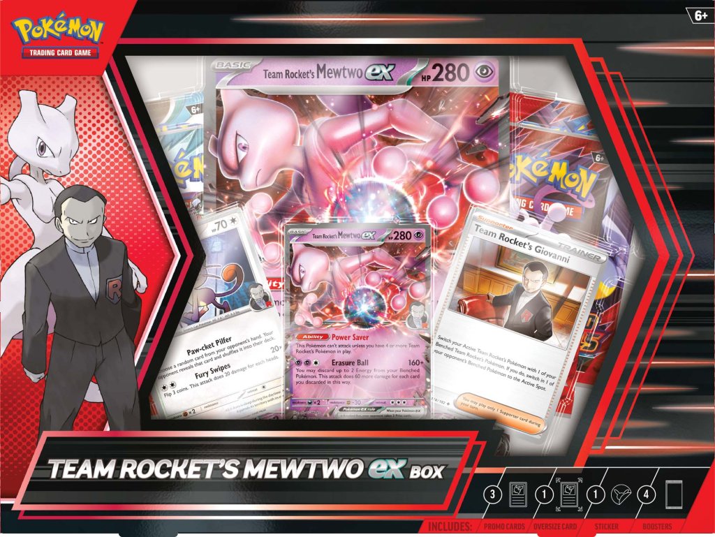 Pokemon - TCG - Team Rocket's Mewtwo ex Box