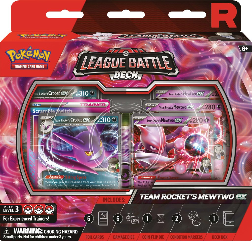 Pokemon - TCG - Team Rocket’s Mewtwo ex League Battle Deck