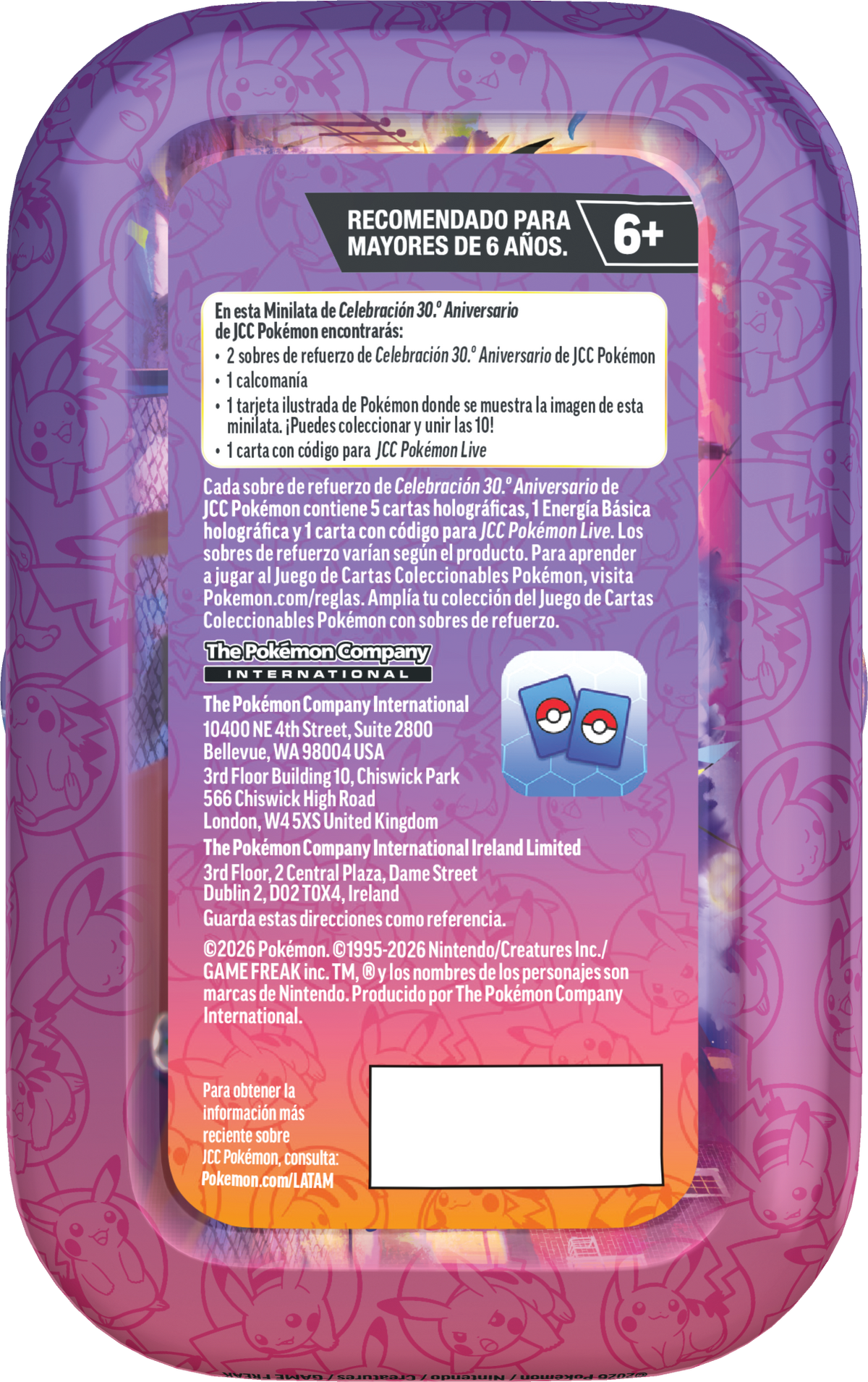 Pokemon - TCG - 30th Celebration Mini Tin