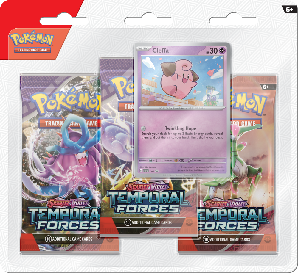 Pokemon - TCG - Temporal Forces Three Pack Booster Blister