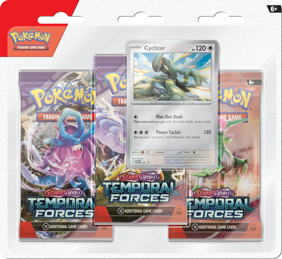 Pokemon - TCG - Temporal Forces Three Pack Booster Blister