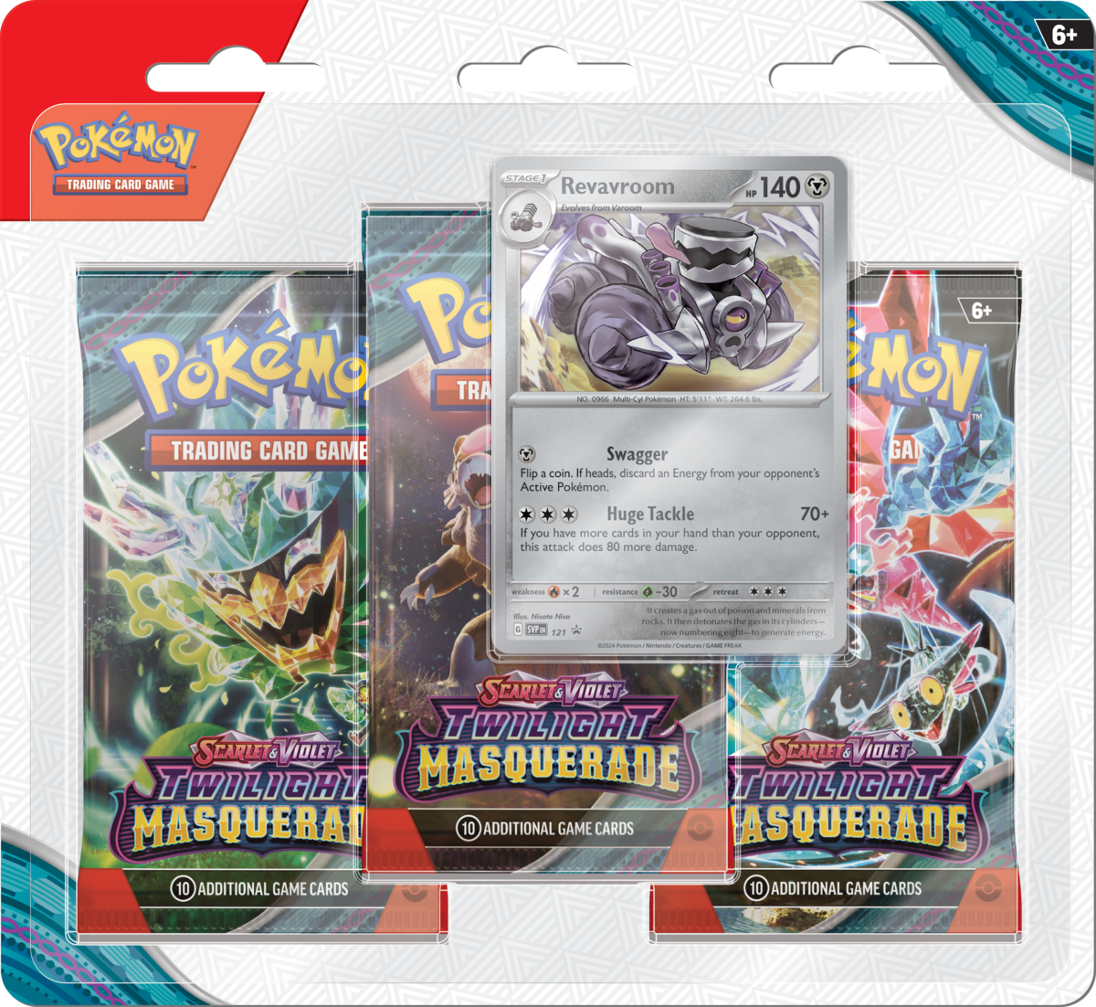 Pokemon - TCG - Twilight Masquerade Three Pack Booster Blister