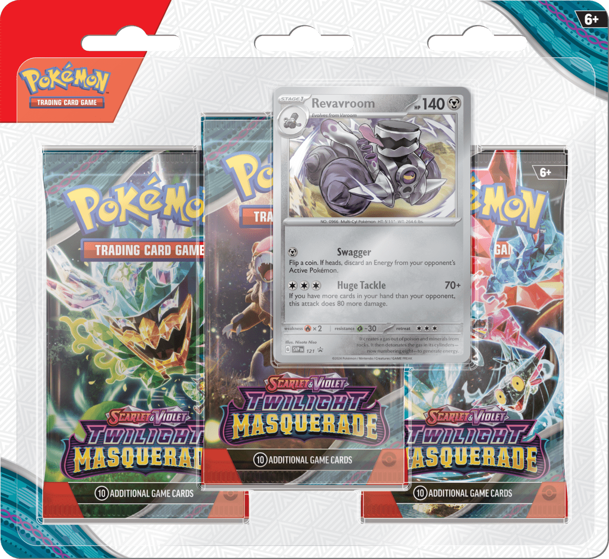 Pokemon - TCG - Twilight Masquerade Three Pack Booster Blister
