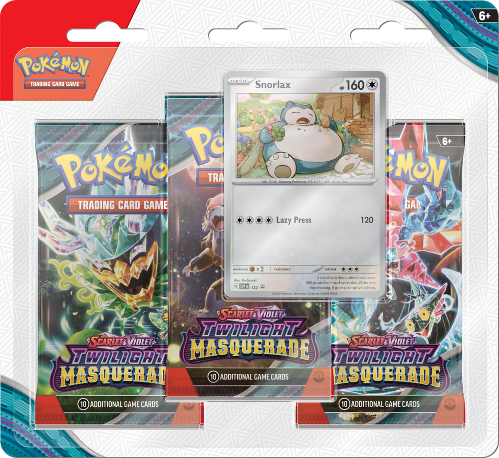 Pokemon - TCG - Twilight Masquerade Three Pack Booster Blister