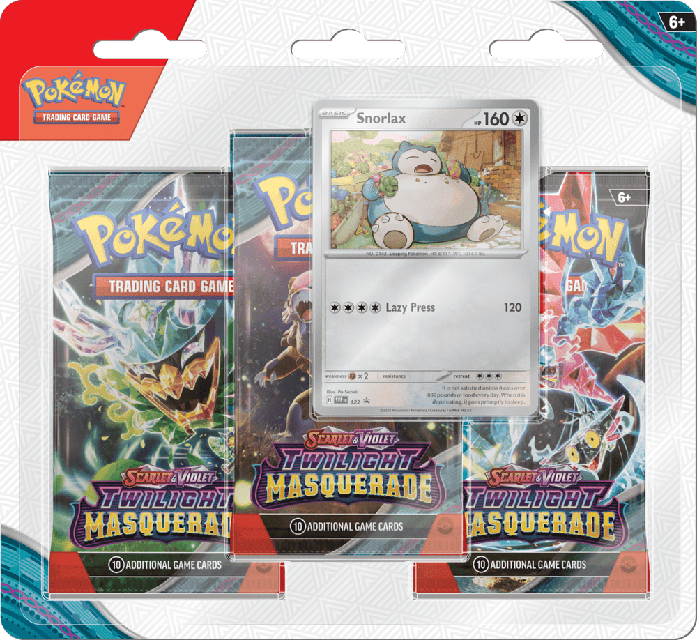 Pokemon - TCG - Twilight Masquerade Three Pack Booster Blister