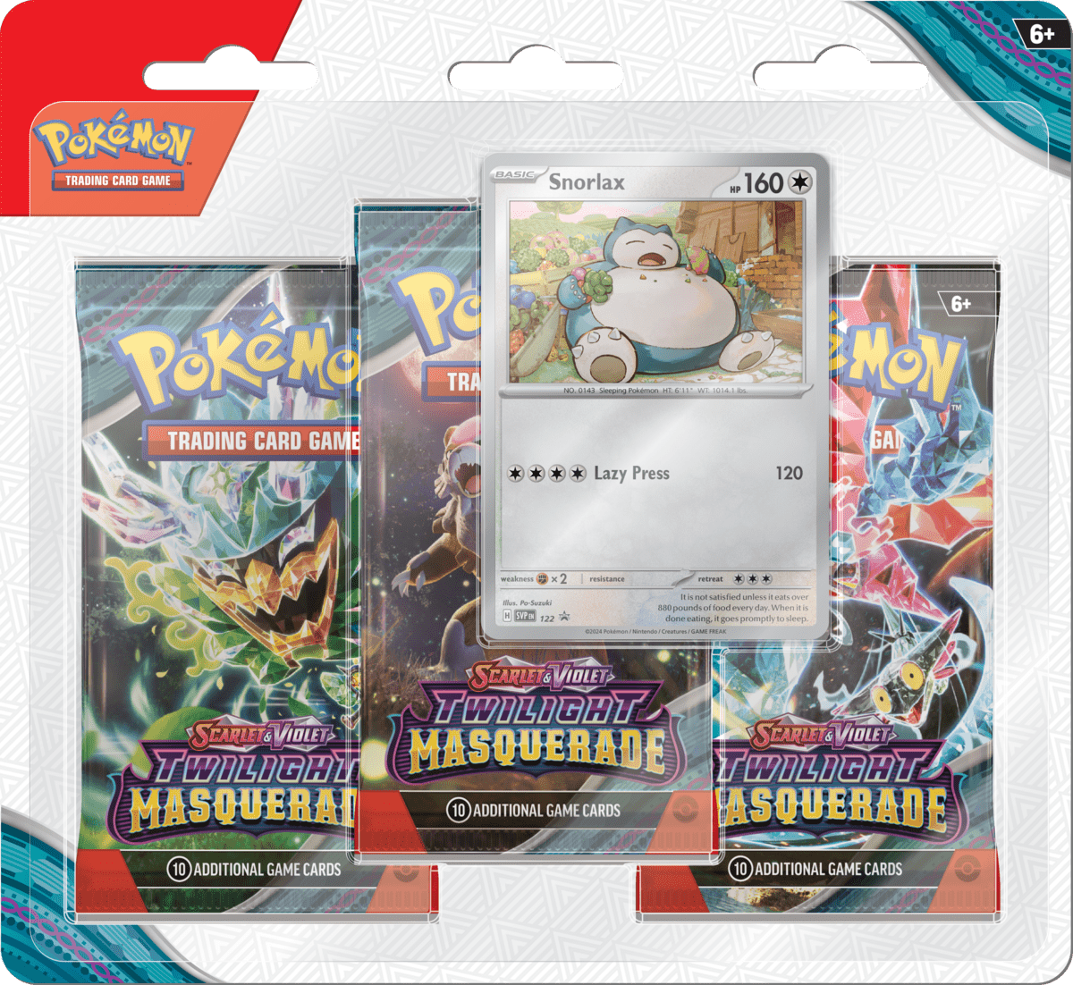 Pokemon - TCG - Twilight Masquerade Three Pack Booster Blister