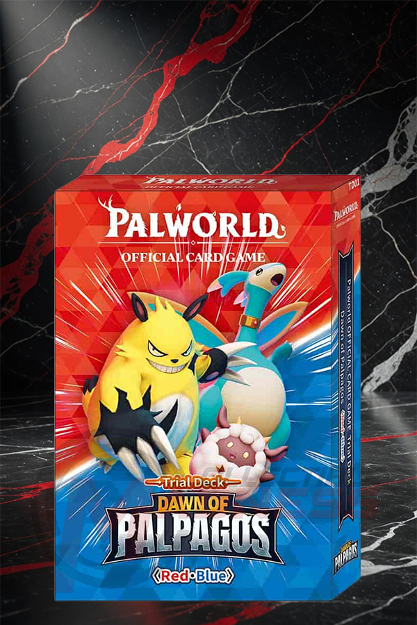 Palworld Official Card Game TD01 Dawn of Palpagos Red・Blue Trial Deck