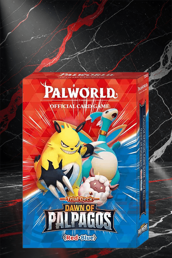 Palworld Official Card Game TD01 Dawn of Palpagos Red・Blue Trial Deck