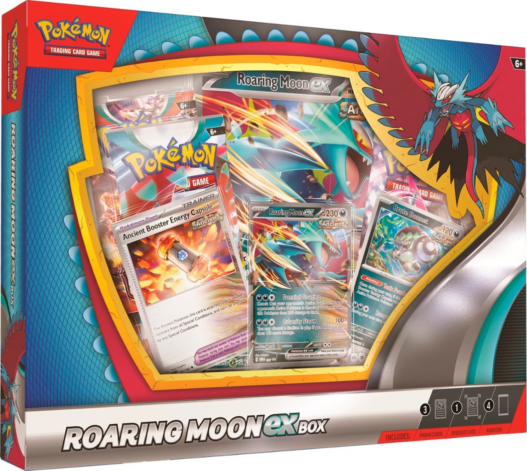 Pokemon - TCG - Roaring Moon/ Iron Valiant ex Box