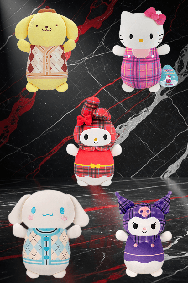 SQUISHMALLOWS 10" HugMees Hello Kitty and Friends Assortment
