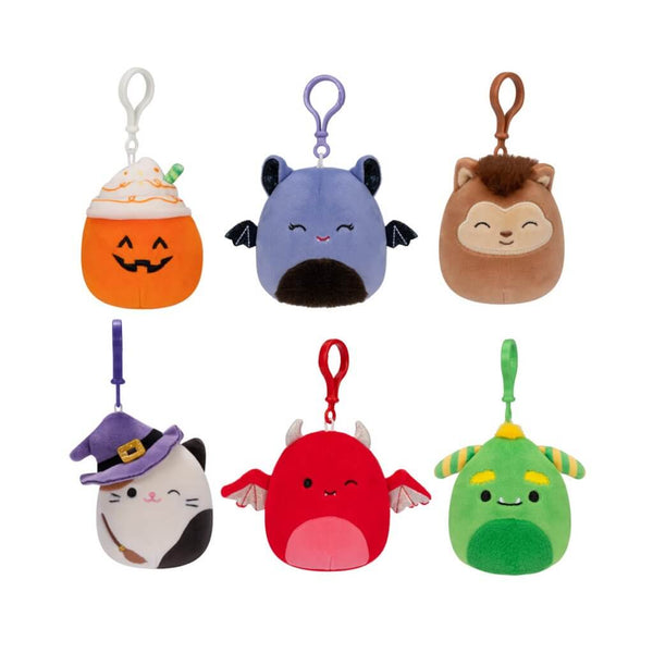 SQUISHMALLOWS 3.5" Clip-Ons Halloween Assortment