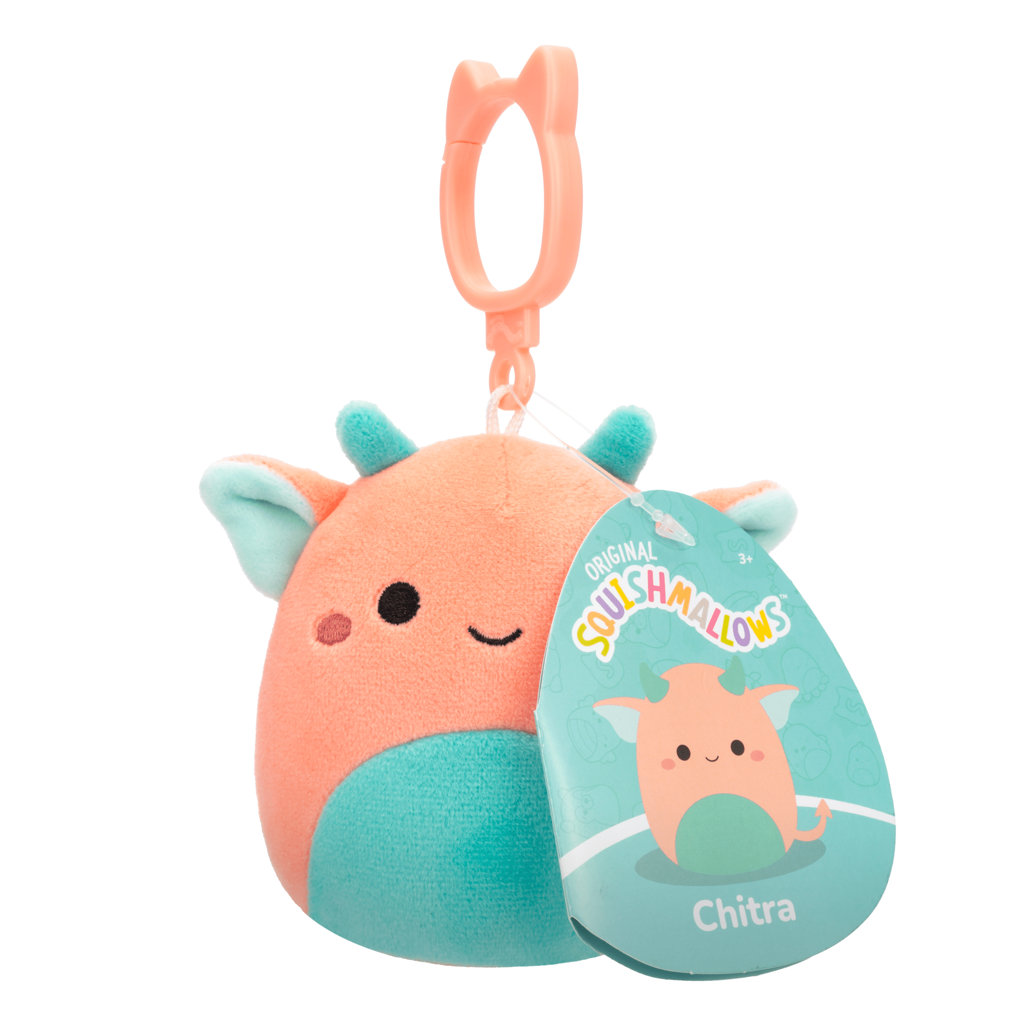 SQUISHMALLOWS 3.5" Clip Assorted A Wave 20