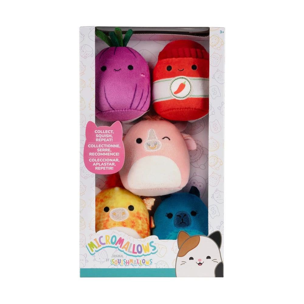 SQUISHMALLOWS - 2.5" Micromallows 5 Pack Plush