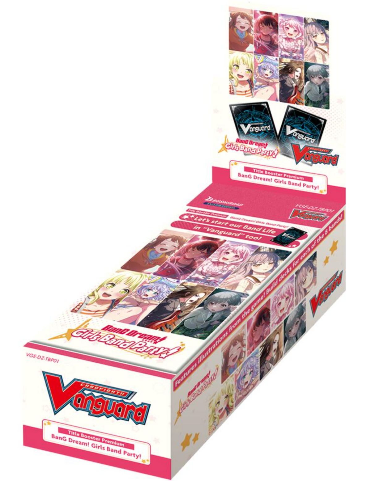 Vanguard DZ-TBP01 BanG Dream! Girls Band Party! - Title Booster Box