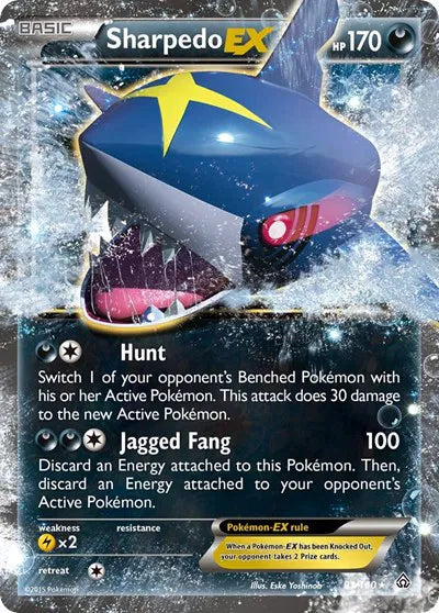 Sharpedo EX - 91/160 - XY Primal Clash NM