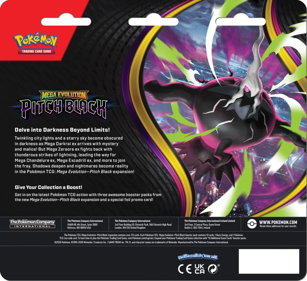 Pokemon - TCG - Pitch Black Three Booster Blister - Binacle