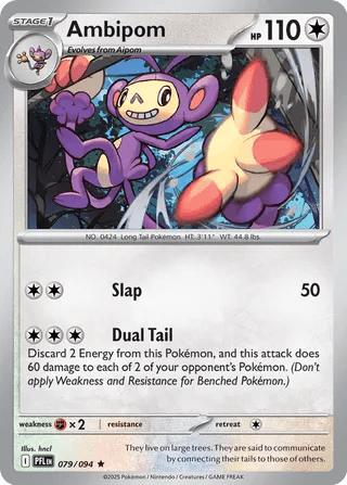 079/094 Ambipom - Rare Holo