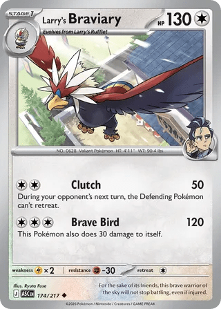 174/217 Larry's Braviary - Uncommon