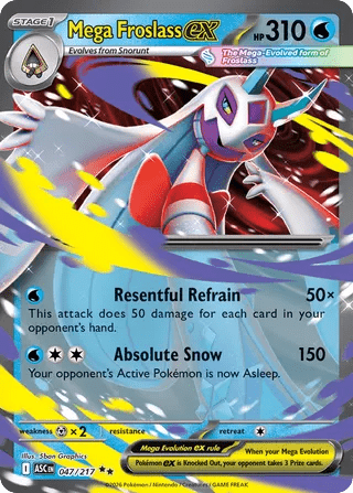 047/217 Mega Froslass ex - Double Rare