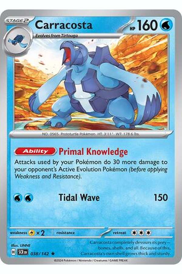 038/142 Carracosta - Rare Holo