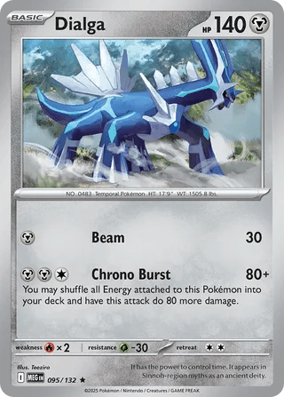 095/132 Dialga - Rare Reverse Holo