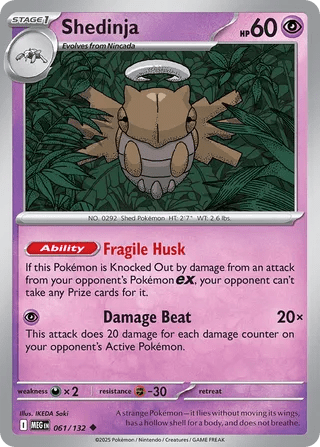 061/132 Shedinja - Uncommon