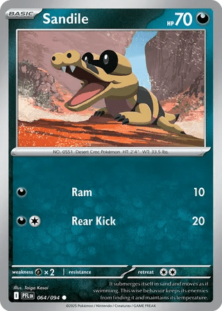 064/094 Sandile - Common Reverse Holo