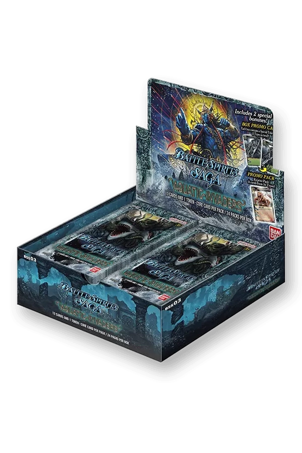 Battle Spirits Saga Card Game Set 03 Aquatic Invaders Booster Box