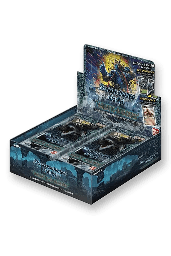 Battle Spirits Saga Card Game Set 03 Aquatic Invaders Booster Box