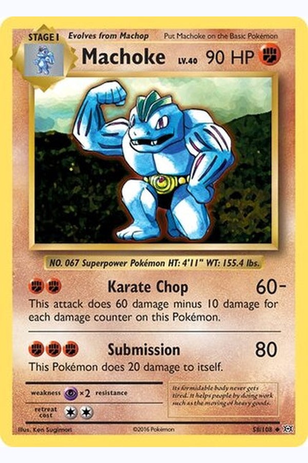 058/108 Machoke - Uncommon