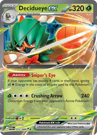 012/088 Decidueye ex - Double Rare