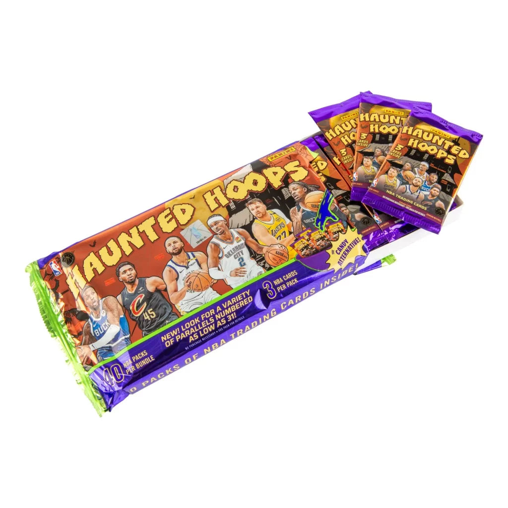 2024-25 Panini NBA Hoops Basketball Haunted Hoops Booster Bundle