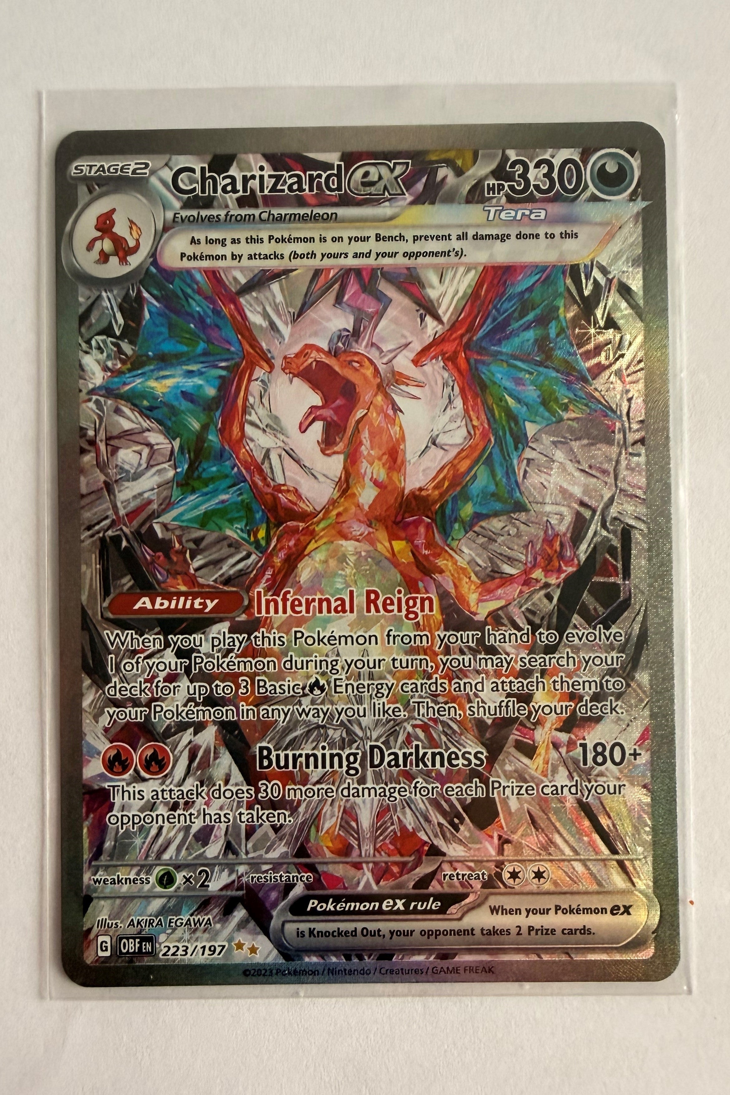 Charizard ex 223/197 Obsidian Flames Special Illustration Rare NM