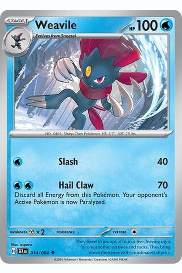 014/064 Weavile - Uncommon