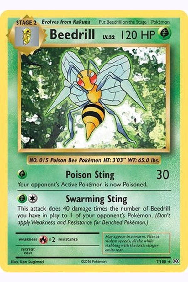 007/108 Beedrill - Rare