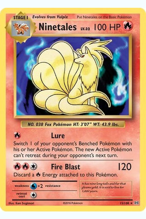 015/108 Ninetales - Rare Holo